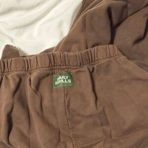 Daily Drills Brown “Coco” Terry Sweats